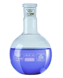 ballon fond  plat 100ml /isolab