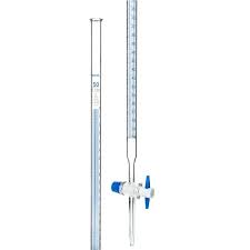 burette en verre avec robinet en PTFE 25ml marque Joanlab