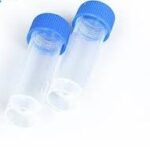 cryotube gradué 5ml avec bouchon bleu marque olab