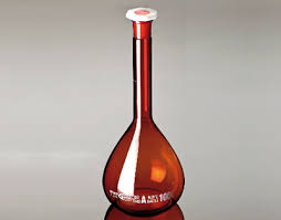 fiole jaugée classe A ambrée NS 24/29 1000ml (SCHOTT DURAN ) hirschmann