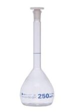 fiole jaugée en verre  col  14/23 250ml marque isolab