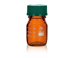 flacon en verre ambré iso 100ml marque Labbox