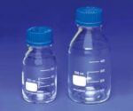 flacon iso en verre clair borosilicaté 500ml marque Joanlab