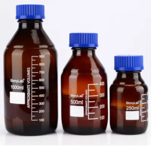 flacon iso en verre ambré 250ml