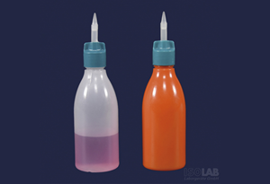 flacon compte goutte en pp orange 100ml isolab