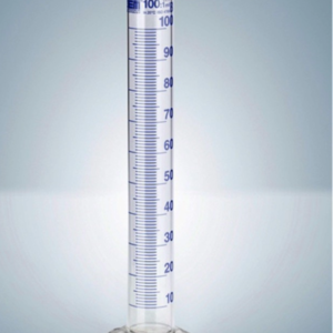 eprouvette en verre glass b 25ml/isolab
