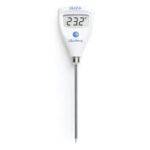 Thermomètre de précision avec sonde de pénétration fixe HI98501 marque Hanna